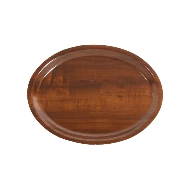 Tablett oval Nußbaum 23 x 16 cm Markenware