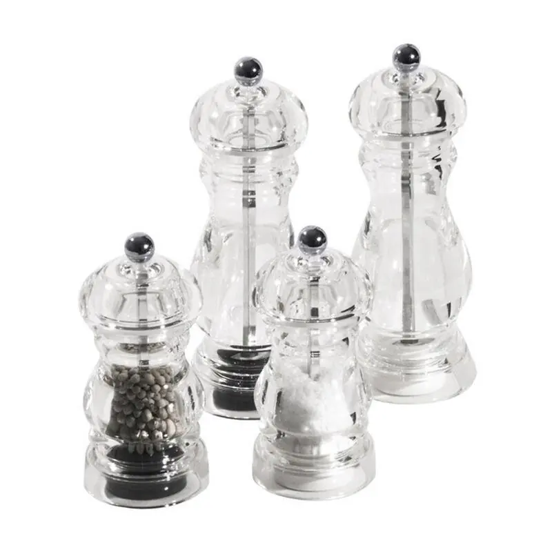 Salz- und Pfeffermühle Set aus Acryl - Höhe 12 cm Kracherpreis