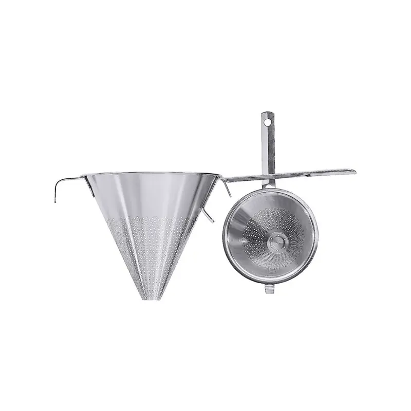 Rabatt Spitzsieb mit Flachgriff 20 cm