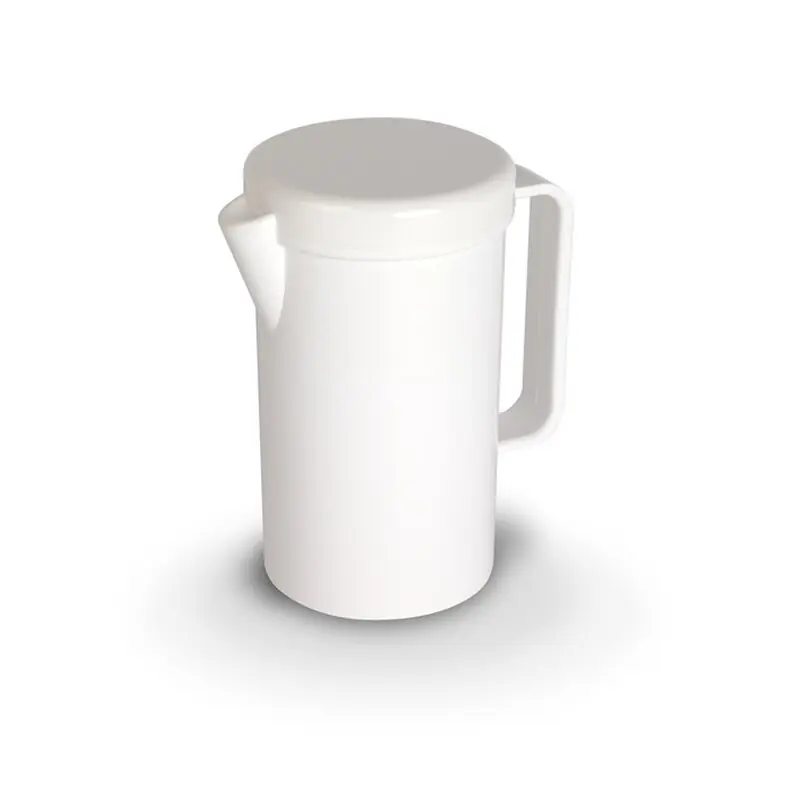 Kanne mit Deckel 1,3 liter weiss Mega-Angebot