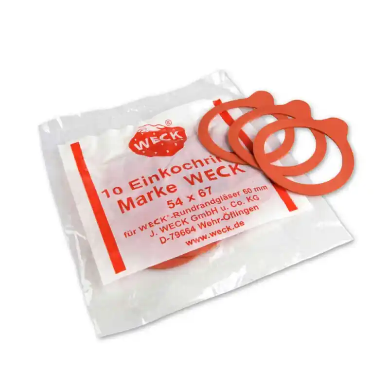 Schneller Versand WECK Einkochringe Ø 6 cm (10 Stück)