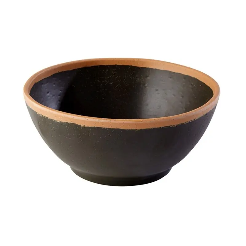Expressversand CROCKER Schale aus Melamin - braun/hellbraun - Ø 16 cm x 7 cm - 0,7 Ltr