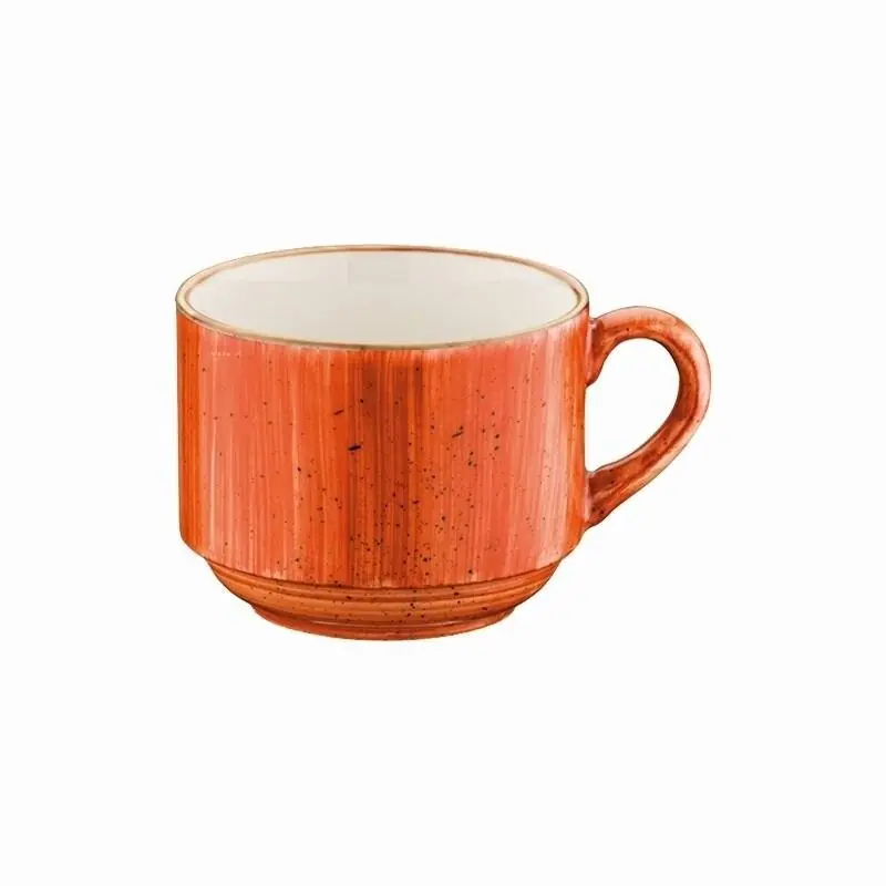 Bonna Porzellan, Aura Terracotta Banquet Kaffeetasse stapelbar, Inhalt: 21 cl Sonderaktion