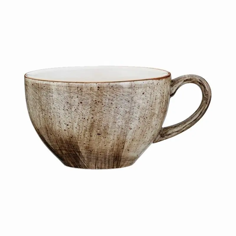 Neu Im Sortiment Bonna Porzellan, Aura Terrain Rita Milchkaffeetasse, Inhalt: 35 cl