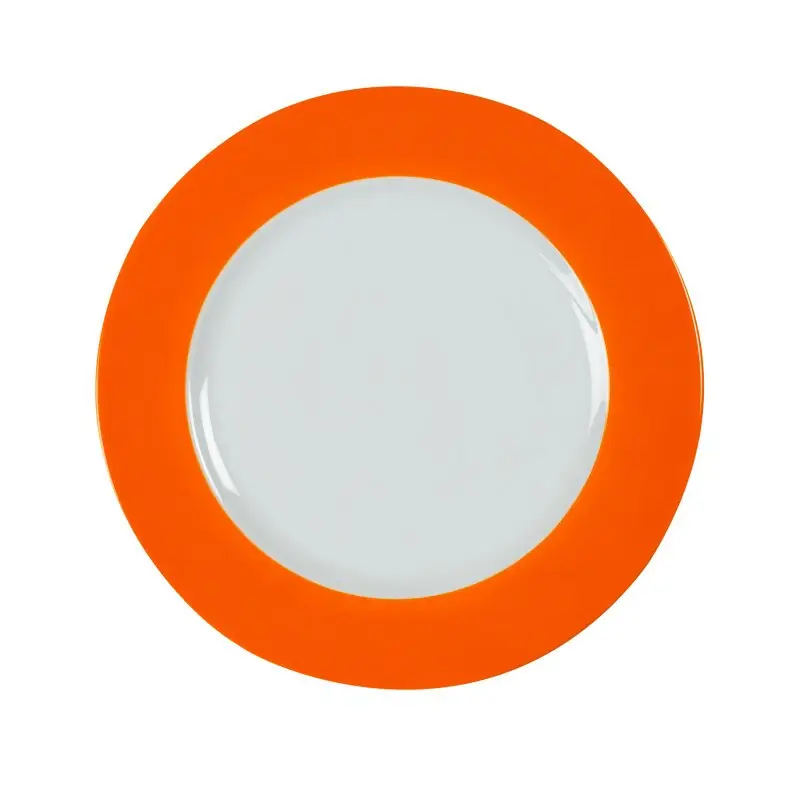 Ausverkauf Eschenbach, Tassen-Kollektion Teller flach 26 cm, Farbe: orange