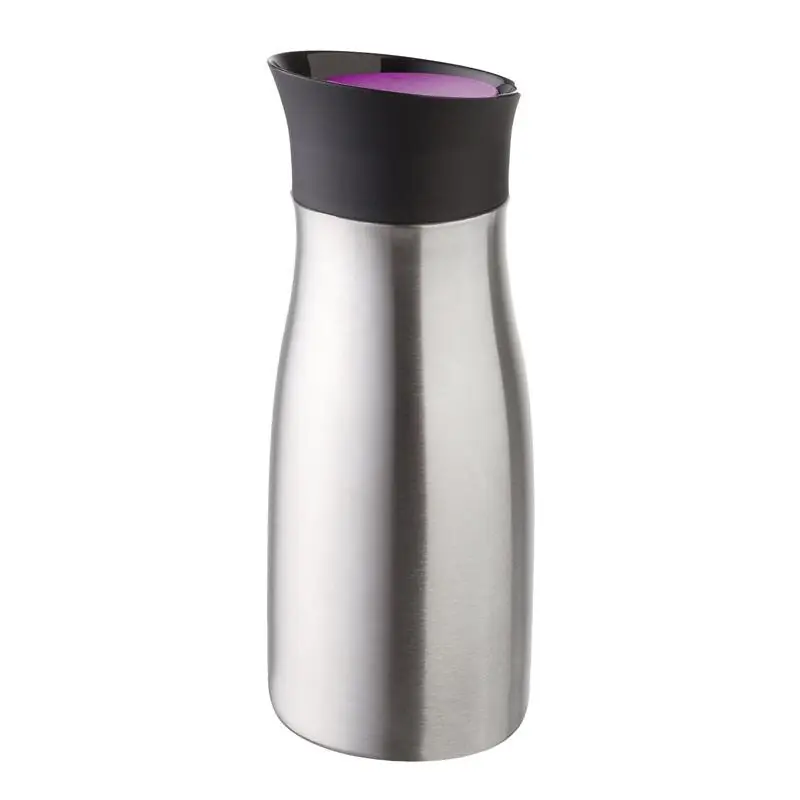 to-go-Kaffeebecher Click`n`Drink Brombeer, aus Edelstahl, Inhalt 0,4 Liter Versand Am Gleichen Tag