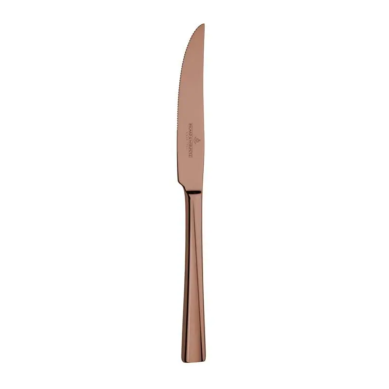 Meistverkauft Monterey Steakmesser massiv 6160 PVD chocolate; Länge: 22,1 cm