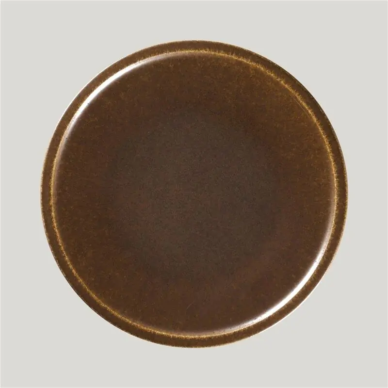 Rabatt Rakstone Ease Teller flach coup rust, Ø 27,5 cm, H: 2,4 cm