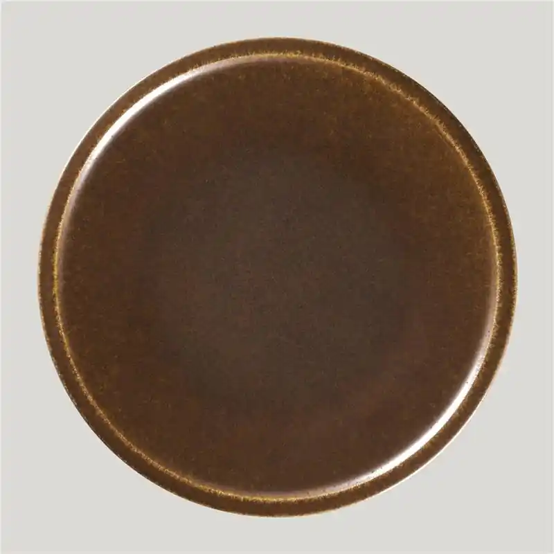 Top-Angebot Rakstone Ease Teller flach coup rust, Ø 31,7 cm, H: 2,3 cm