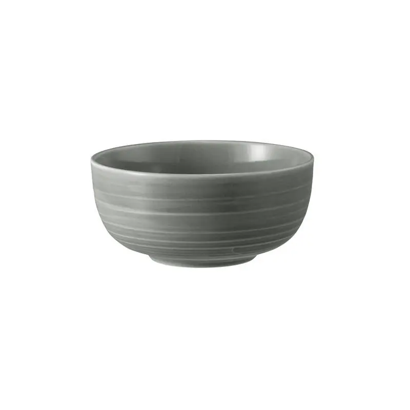 Aktuell Terra, Perlgrau, Müslischale rund mit Relief, Ø 15 cm, Inhalt: 82 cl