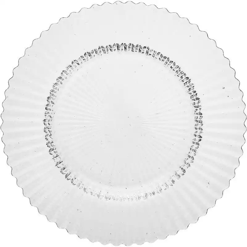 Archie Glasteller flach, Ø 21,5cm klar Rabatt