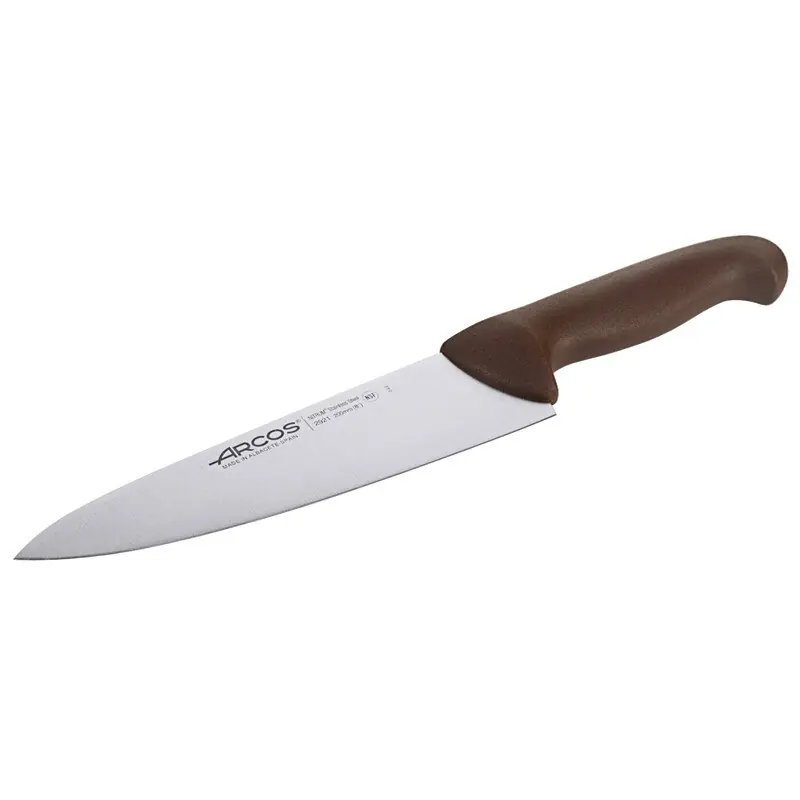 Neuheit Küchenmesser HACCP braun, Klingenlänge: 18 cm
