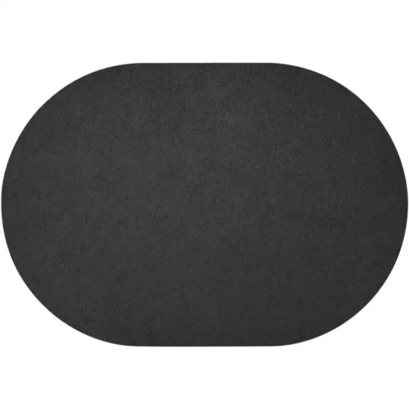 Fiberixx Schwarz Tischset Oval; 34 x 42 cm Markenware