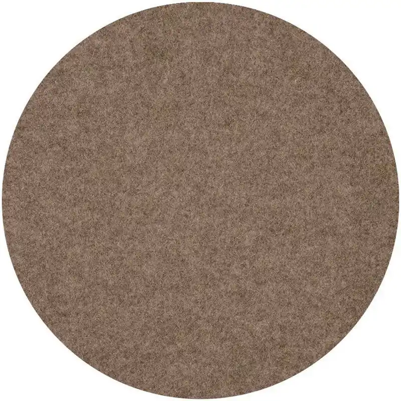 Wollfilz Braun Tischset Scheibe; Ø 33 cm Markenware