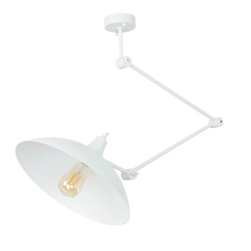 Flexible Deckenlampe Weiß Wohnzimmer Retro Leuchte Top-Seller