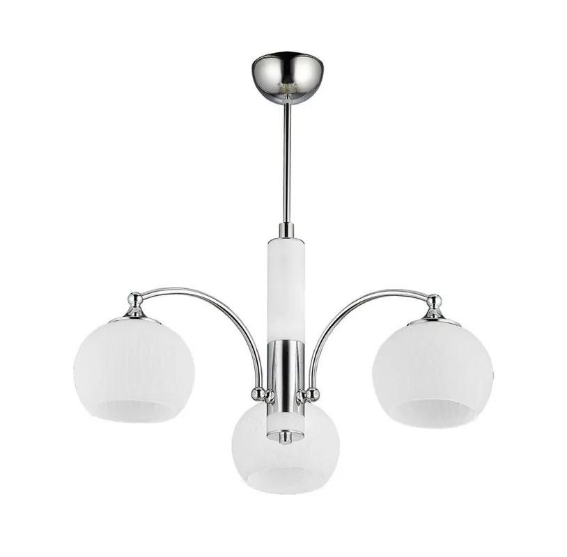 Neue Ware Deckenlampe Chrom Weiß 3-flmg NABO Esszimmer E27