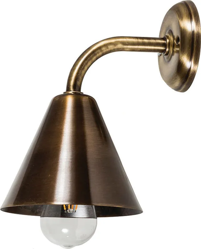 Mega-Angebot Wandlampe Treppe Wohnzimmer Messing E27 in Antik
