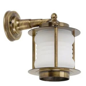Angebot Wandlampe Außen Messing Glas Maritim Haustür