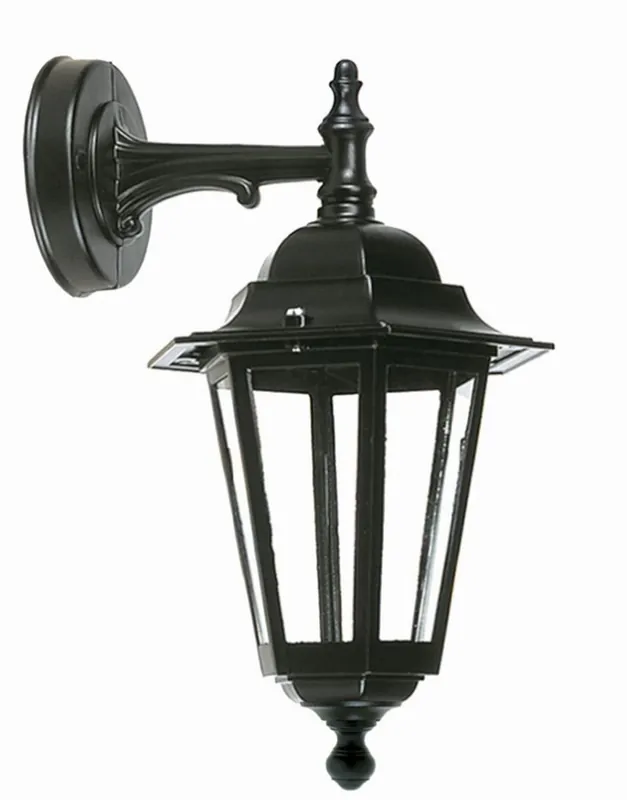 Geprüft Rustikale Außenleuchte HYSAIA Schwarz IP44 E27 elegant