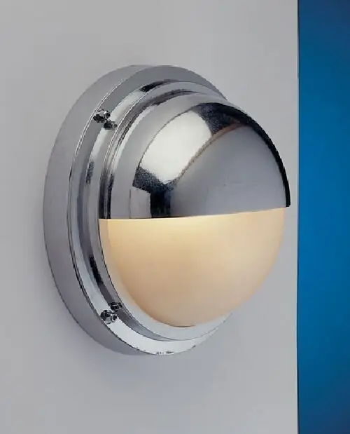 Verchromte Schiffslampe aus Messing IP54 Eingang Mega-Angebot