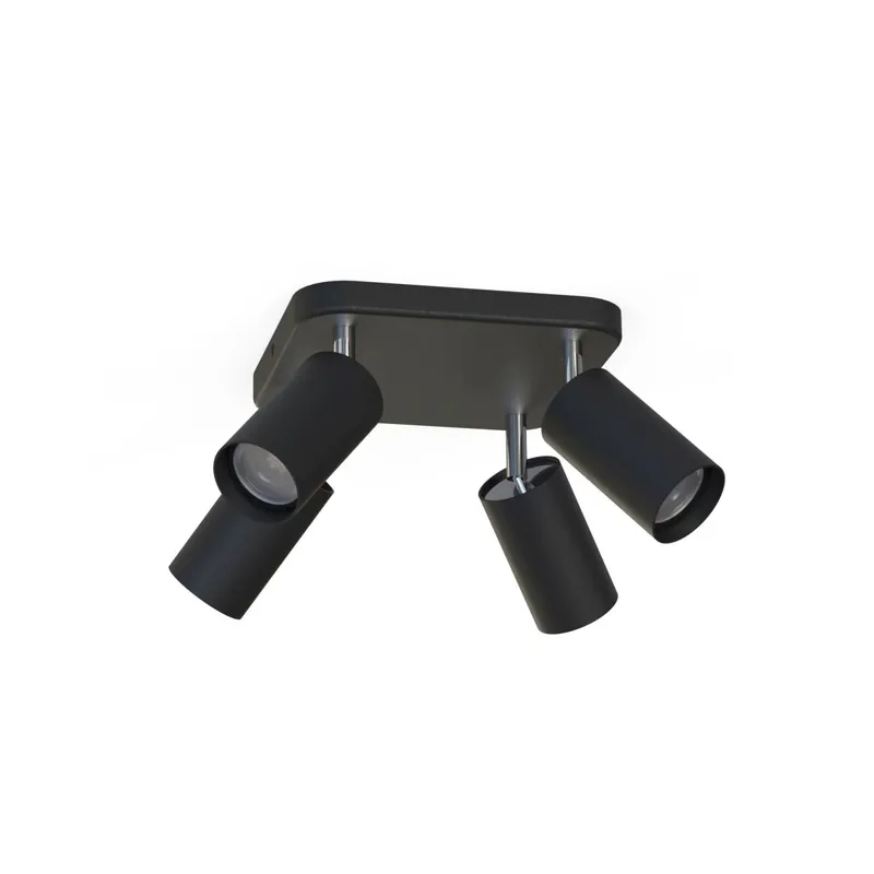 Deckenspot in Schwarz 4-flmg Angebot