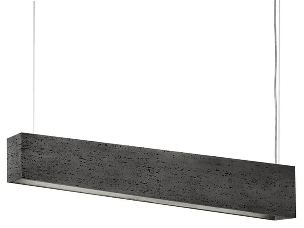 Breite Hängeleuchte in grau Begrenztes Angebot