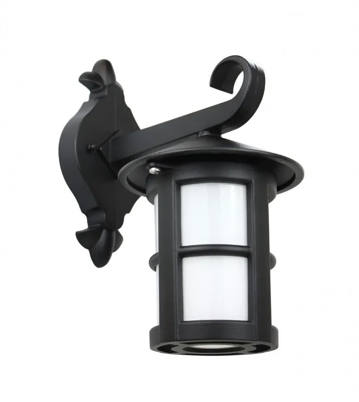 Letzte Chance Rustikale Außenlampe KINGFISHER IP43 Schwarz E27