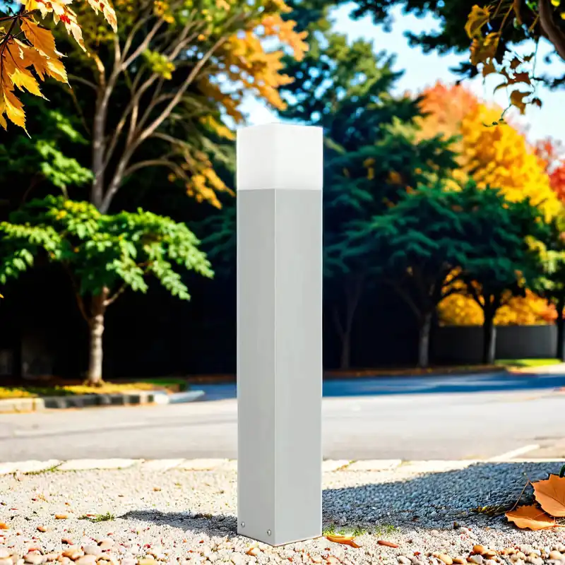 Vielseitige Gartenlampe in Silber 70 cm Mega-Angebot