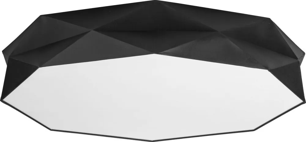 Schnäppchen Deckenleuchte BISO Schwarz Weiß Stoff Flur Lampe