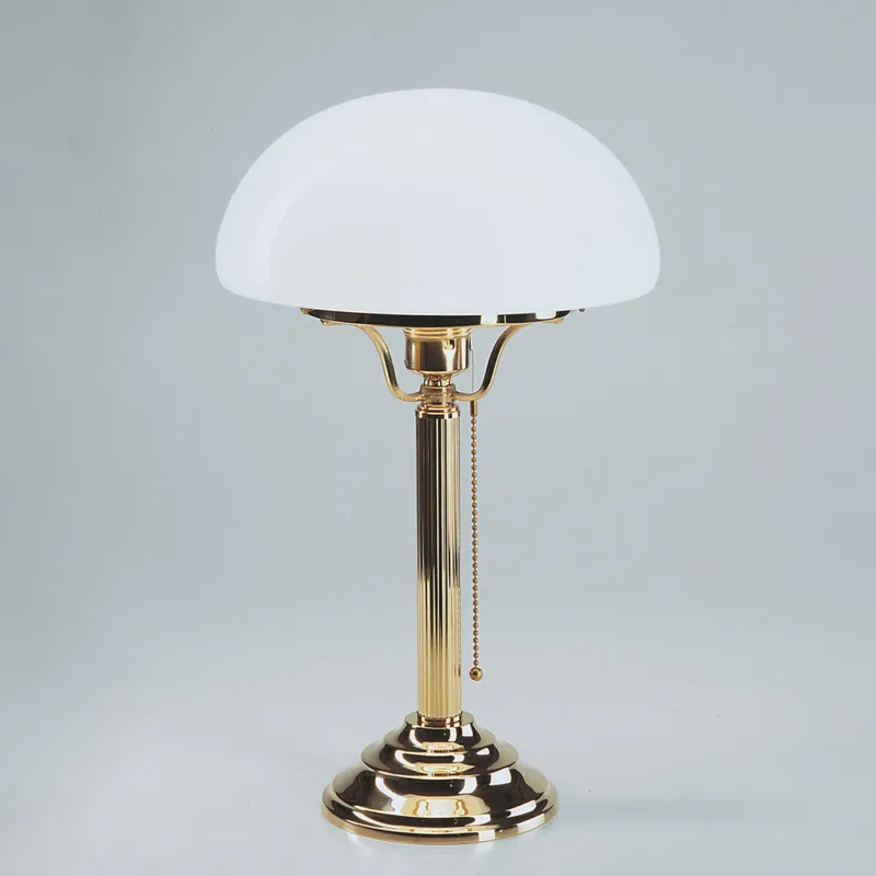 Top-Seller Jugendstil Tischleuchte poliertes Messing Z1