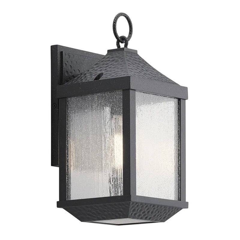 Schnäppchen Außen Wandlampe Schwarz Aluminium IP44 Rustikal