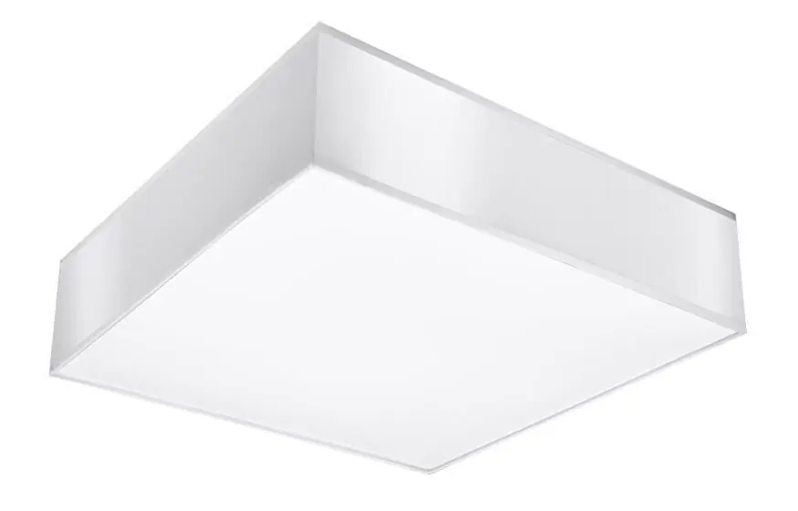 Deckenleuchte Modern 55 cm breit Weiß quadratisch Sonderangebot