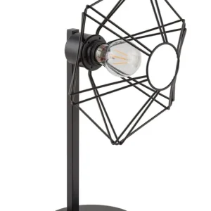 Begrenztes Angebot Kleine Tischlampe Schwarz Draht Metall Lesen H:44 cm