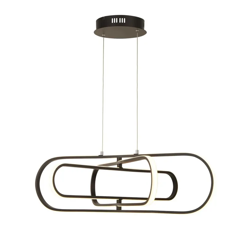 Schnäppchen Hängelampe LED Schwarz einstellbare Lichtfarbe B: 80 cm