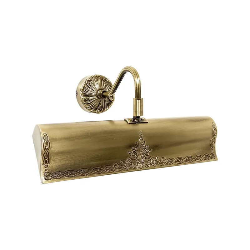 Neue Kollektion Bilderleuchte Messing B: 31 cm schwenkbar in Bronze E14