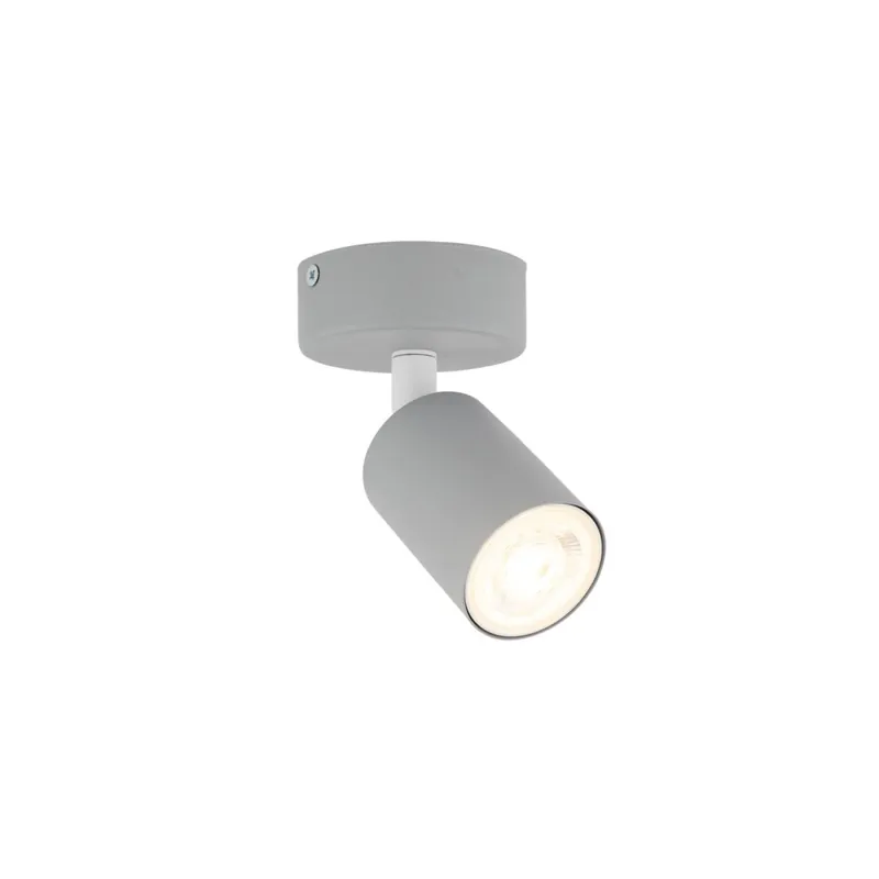 Deckenleuchte Kinderzimmer Grau GU10 rund Ø 13 cm klein Versand Am Gleichen Tag