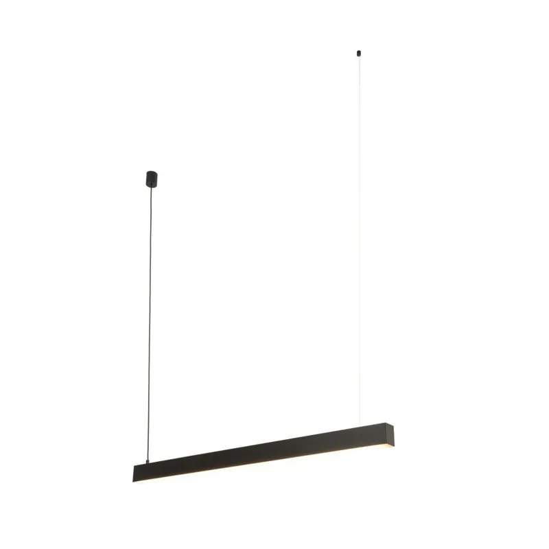 LED Hängelampe Schwarz 112,5 cm lang 4000 K Metall BLAKE Garantierte Lieferung