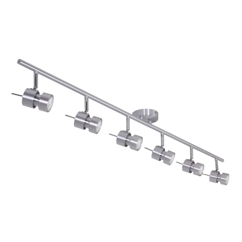 Super-Preis Deckenspot beweglich Metall 134 cm inkl. GU10 6-flmg