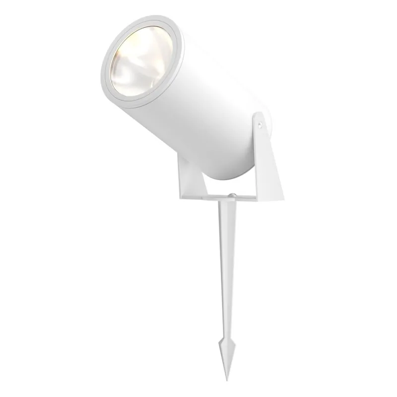 Preiswert LED Wegeleuchte mit Erdspieß Glas Aluminium IP65 Weiß