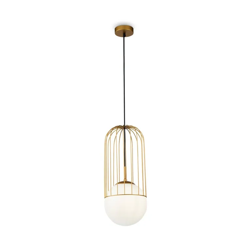Pendelleuchte Metall Glas Ø 20 cm H: max. 176 cm E27 Jetzt Kaufen