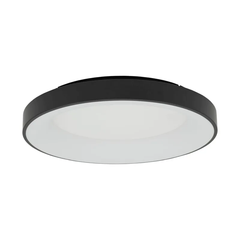 Super-Preis Runde LED Deckenlampe Schwarz 4000 K wohnlich blendarm