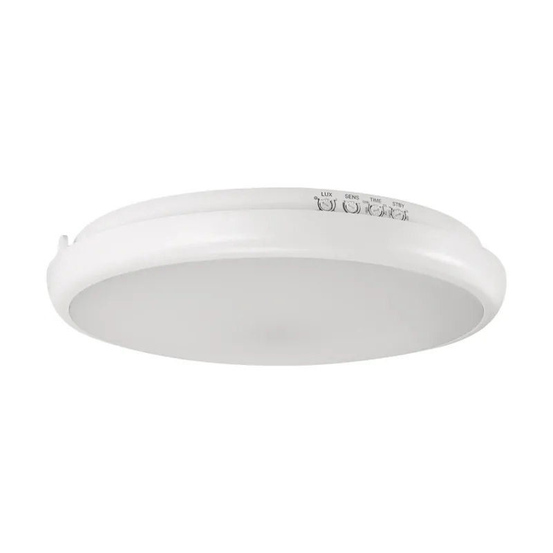 LED Deckenlampe Bewegungsmelder IP65 D: 26,5 cm rund Feuchtraum Sichere Zahlung