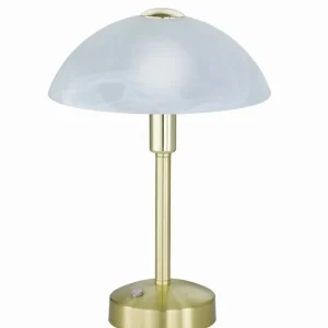 LED Tischlampe Touch dimmbar 30 cm 450 lm Glas blendarm Neu Im Sortiment