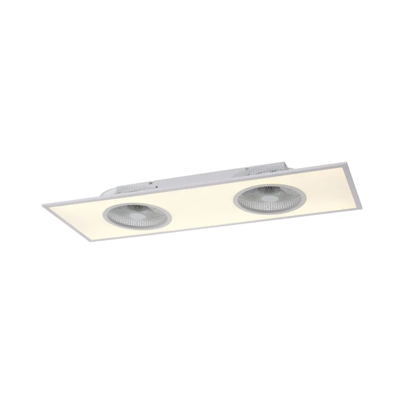 LED Deckenlampe mit Ventilatoren Weiß 3100 lm dimmbar Super-Preis