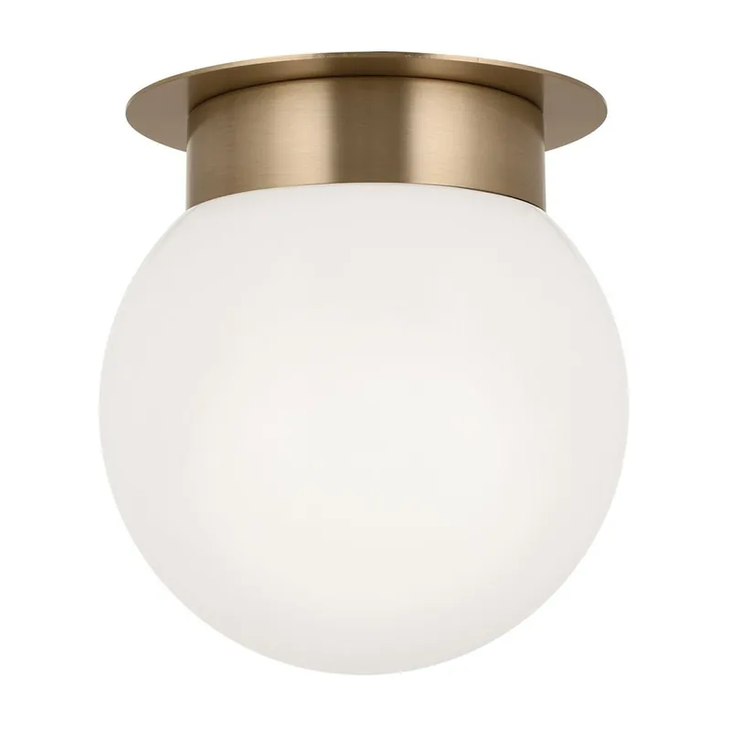 Neu Im Sortiment Deckenleuchte E27 Ø 20,3 cm Metall Glas in Bronze Weiß