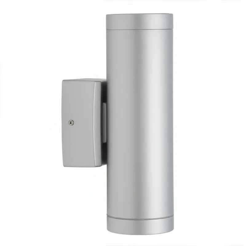 Markenware Wandleuchte außen Messing IP64 Up Down 21 cm hoch GU10