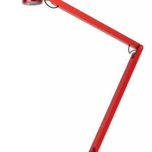 Sonderaktion LED Schreibtischleuchte verstellbar Rot 90 cm 3000 K
