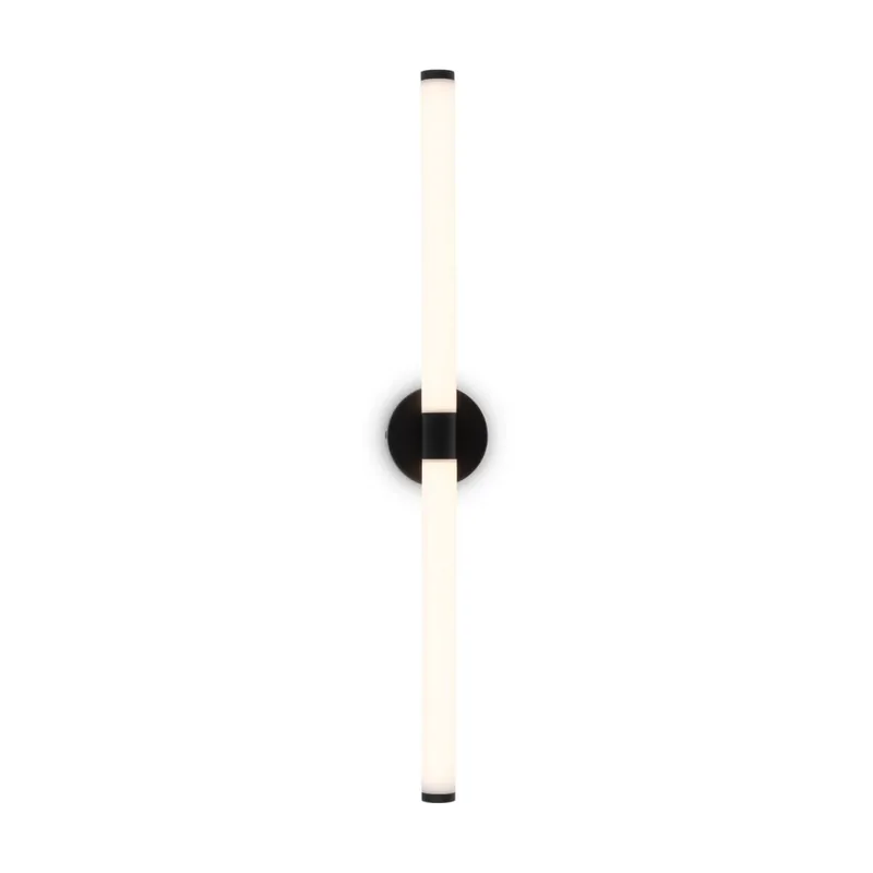 LED Wandlampe Aluminium Schwarz H:63 cm 1400 lm 3000 K Direkt Vom Hersteller