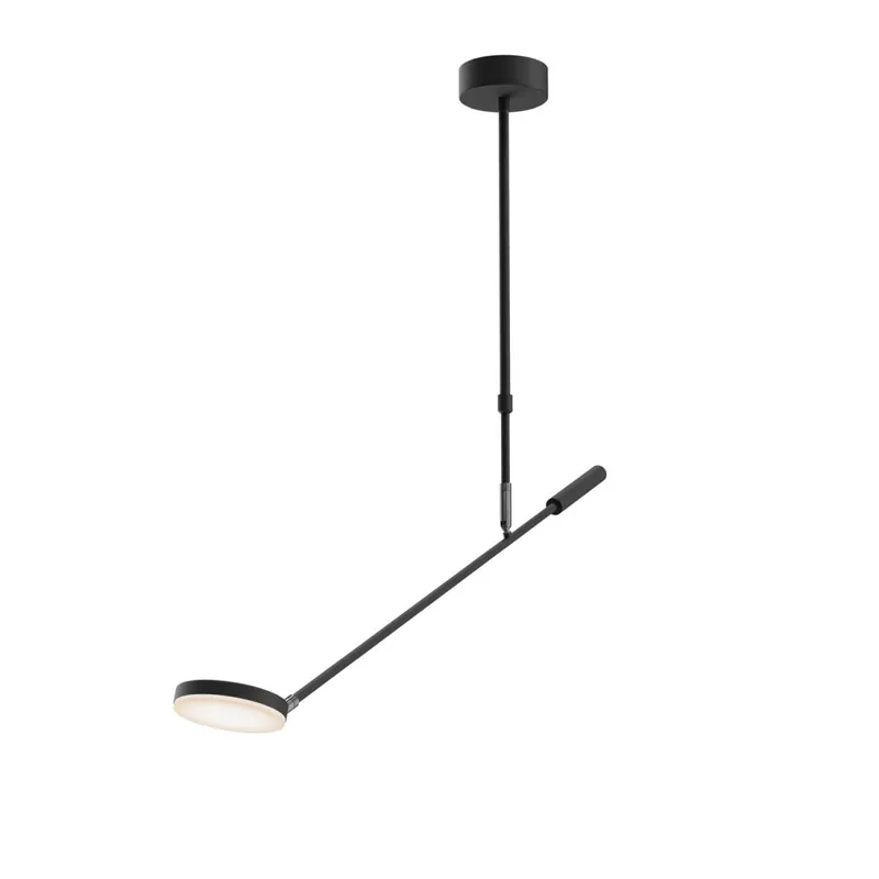 Finale Aktion Verstellbare LED Deckenlampe Schwarz L:88,4 cm 3000 K