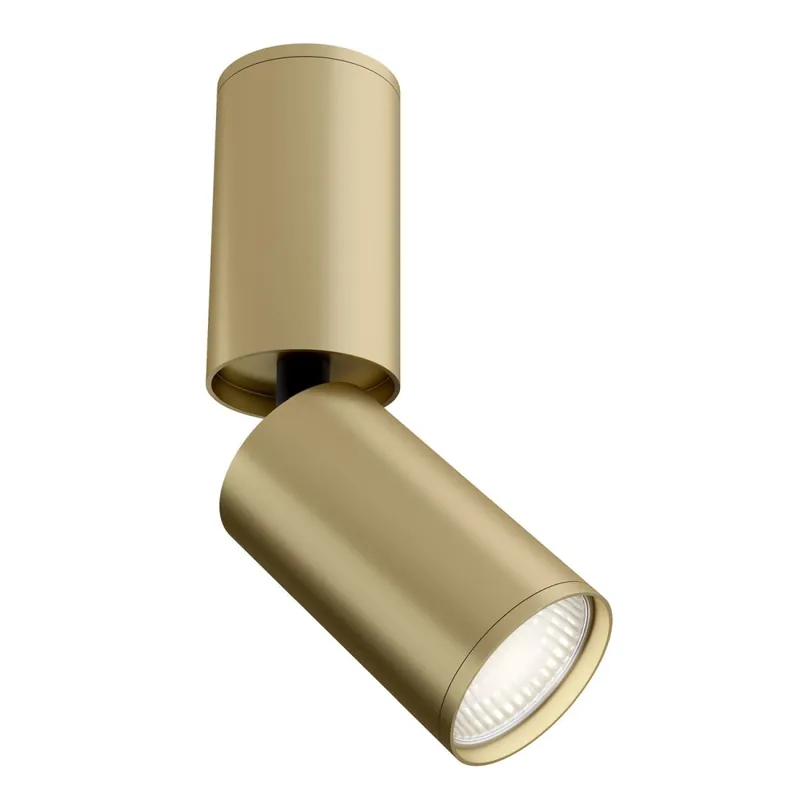 Sonderaktion Deckenspot Aluminium in Gold beweglich GU10 L:5,2 cm